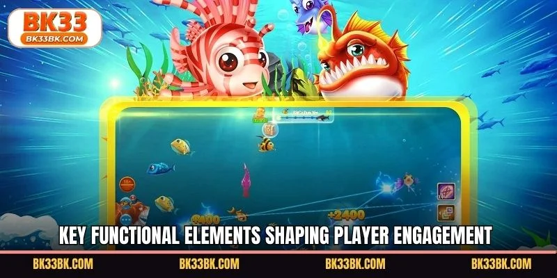 Key functional elements shaping player engagement