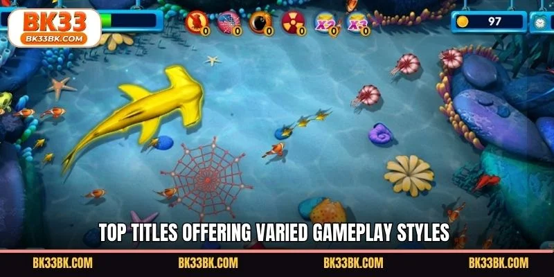 Top titles offering varied gameplay styles