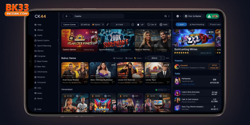 The CK44 App is a mobile-based platform that brings together multiple forms of online gaming and betting into a single,