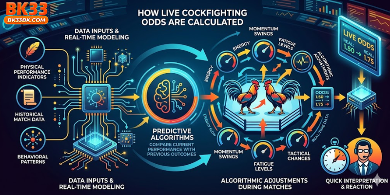 How Live Cockfighting Odds Are Calculated