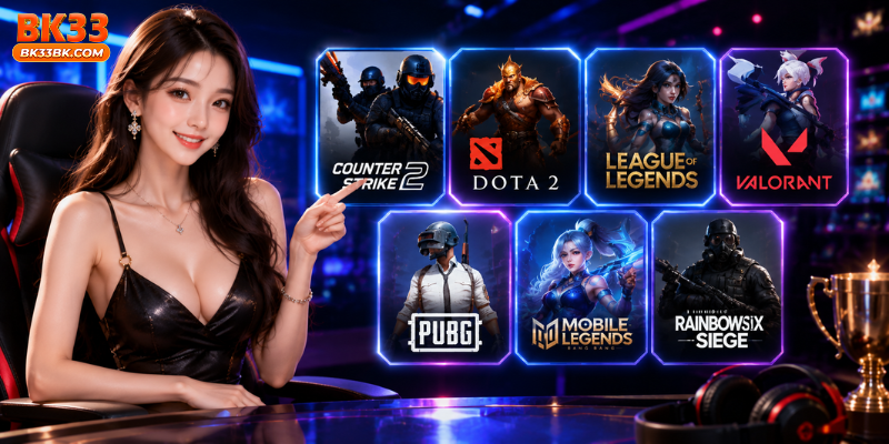 Wide Selection of Esports Titles